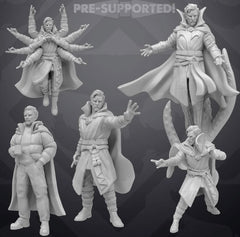 Dimensional Professor Superhero Miniature - MCP/Crisis Protocol Compatible (40mm tall) Resin 3D Print - Skullforge Studios - Gootzy Gaming