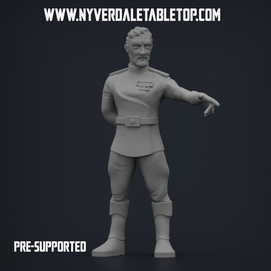 Disciplined Authority Commander Miniature - SW Legion Compatible (38-40mm tall) Resin 3D Print - Nyverdale Tabletop - Gootzy Gaming