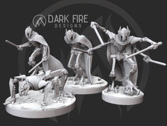 Dreadful Confederate General - SW Legion Compatible (38 - 40mm tall) Resin 3D Print - Dark Fire Designs - Gootzy Gaming