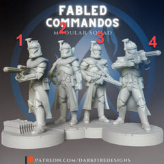 Fabled Mun-10 P1 ARC Commando Single Trooper - SW Legion Compatible Miniature (38-40mm tall) High Quality 8k Resin 3D Print - Dark Fire Designs - Gootzy Gaming