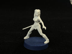 Female Star Corps General Miniature - SW Legion Compatible (38 - 40mm tall) Resin 3D Print - Dark Fire Designs - Gootzy Gaming