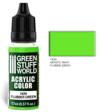 Flubber Green - Matte Acrylic Paint - Green Stuff World - 17 mL Dropper Bottle - Gootzy Gaming