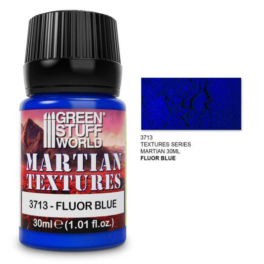 FLUOR Blue - Martian Textures - Green Stuff World - 30ml - Gootzy Gaming