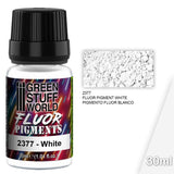FLUOR White - Fluorescent Pigment Powder - Green Stuff World - 30 mL bottle - Gootzy Gaming