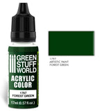 Forest Green - Matte Acrylic Paint - Green Stuff World - 17 mL Dropper Bottle - Gootzy Gaming