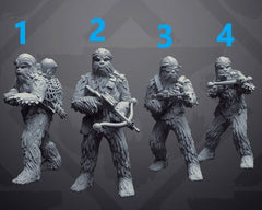 Furball Canine Copilot - Single Miniature - SW Legion Compatible (38 - 40mm tall) Resin 3D Print - Skullforge Studios - Gootzy Gaming