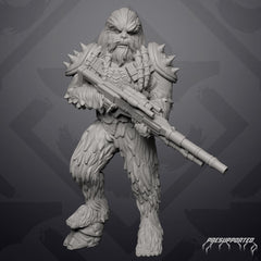Furball Gladiator Miniature - SW Legion Compatible (38 - 40mm tall) Resin 3D Print - Skullforge Studios - Gootzy Gaming
