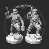 Furry Scoundrel Miniature - SW Legion Compatible (38-40mm tall) Resin 3D Print - Dark Fire Designs