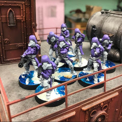 Galactic Marine Clone Trooper Squad - 5 Mini Bundle - SW Legion Compatible (38 - 40mm tall) Resin 3D Print - Dark Fire Designs - Gootzy Gaming