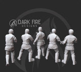 Genetic Garrison Trooper Squad - 5 miniature bundle - SW Legion Compatible (38-40mm tall) Resin 3D Print - Dark Fire Designs - Gootzy Gaming