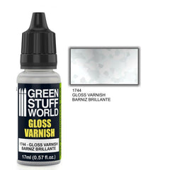 Gloss Varnish - Waterbased Acrylic Varnish - Green Stuff World - 17 mL dropper bottle - Gootzy Gaming