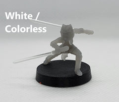 GLOW Blades - Dyed Resin 3D Printed Light Blade for 32 - 40mm Miniatures - Gootzy Gaming Exclusive - Gootzy Gaming
