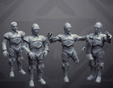Golden Translator Droid - Single Miniature - SW Legion Compatible (38-40mm tall) Resin 3D Print - Skullforge Studios - Gootzy Gaming