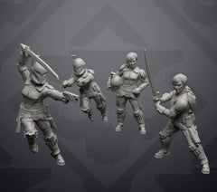 Graffiti Insurgent Mercenary - Single Miniature - SW Legion Compatible (38 - 40mm tall) Resin 3D Print - Skullforge Studios - Gootzy Gaming