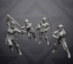 Graffiti Insurgent Mercenary - Single Miniature - SW Legion Compatible (38-40mm tall) Resin 3D Print - Skullforge Studios - Gootzy Gaming