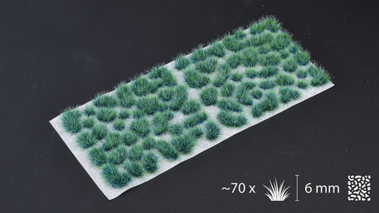 Grass Tufts - Alien Turquoise 6mm - Gamers Grass - 70x Self Adhesives - Gootzy Gaming
