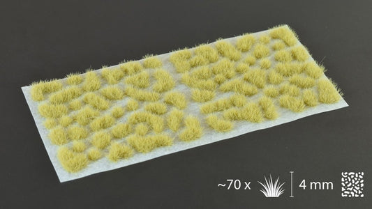 Grass Tufts - Beige 4mm - Gamers Grass - 70x Self Adhesives - Gootzy Gaming