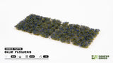 Grass Tufts - Blue Flowers - Gamers Grass - 70x Self Adhesives - Gootzy Gaming