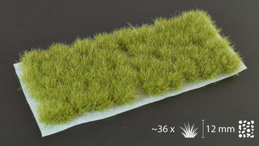 Grass Tufts - Dry Green XL 12mm - Gamers Grass - 36x Self Adhesives - Gootzy Gaming