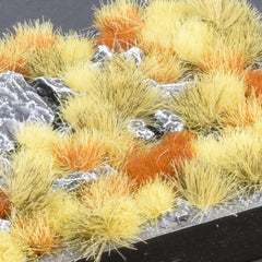 Grass Tufts - Dry Steppe Set - Gamers Grass - 140x Self Adhesives - Gootzy Gaming