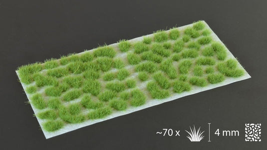Grass Tufts - Green 4mm - Gamers Grass - 70x Self Adhesives - Gootzy Gaming