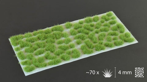 Grass Tufts - Green 4mm - Gamers Grass - 70x Self Adhesives - Gootzy Gaming