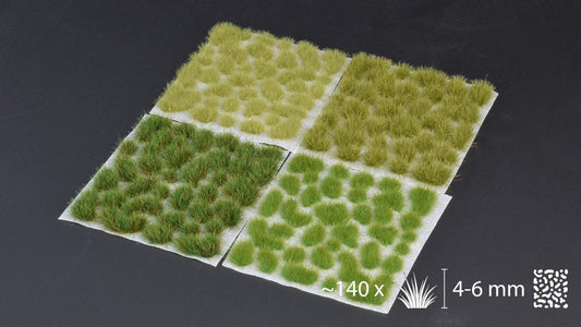 Grass Tufts - Green Meadow Set - Gamers Grass - 140x Self Adhesives - Gootzy Gaming