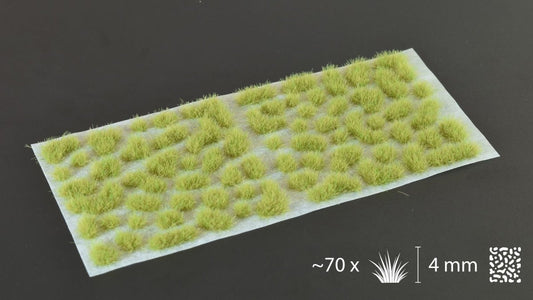 Grass Tufts - Light Green 4mm - Gamers Grass - 70x Self Adhesives - Gootzy Gaming