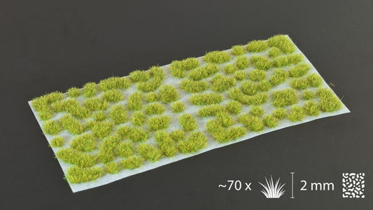 Grass Tufts - Moss 2mm - Gamers Grass - 70x Self Adhesives - Gootzy Gaming