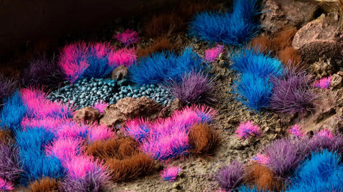 Grass Tufts - Mystic Nebulae Set - Gamers Grass - 140x Self Adhesives - Gootzy Gaming