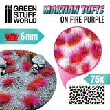Grass Tufts - On Fire Purple 6mm - Green Stuff World - 75x Self Adhesives - Gootzy Gaming