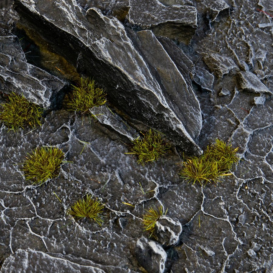 Grass Tufts - TINY Dark Moss 2mm Small - Gamers Grass - 500x Self - Adhesives - Gootzy Gaming