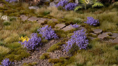 Grass Tufts - Violet Flowers - Gamers Grass - 70x Self Adhesives - Gootzy Gaming