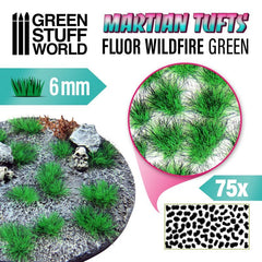 Grass Tufts - Wildfire Green 6mm - Green Stuff World - 75x Self Adhesives - Gootzy Gaming