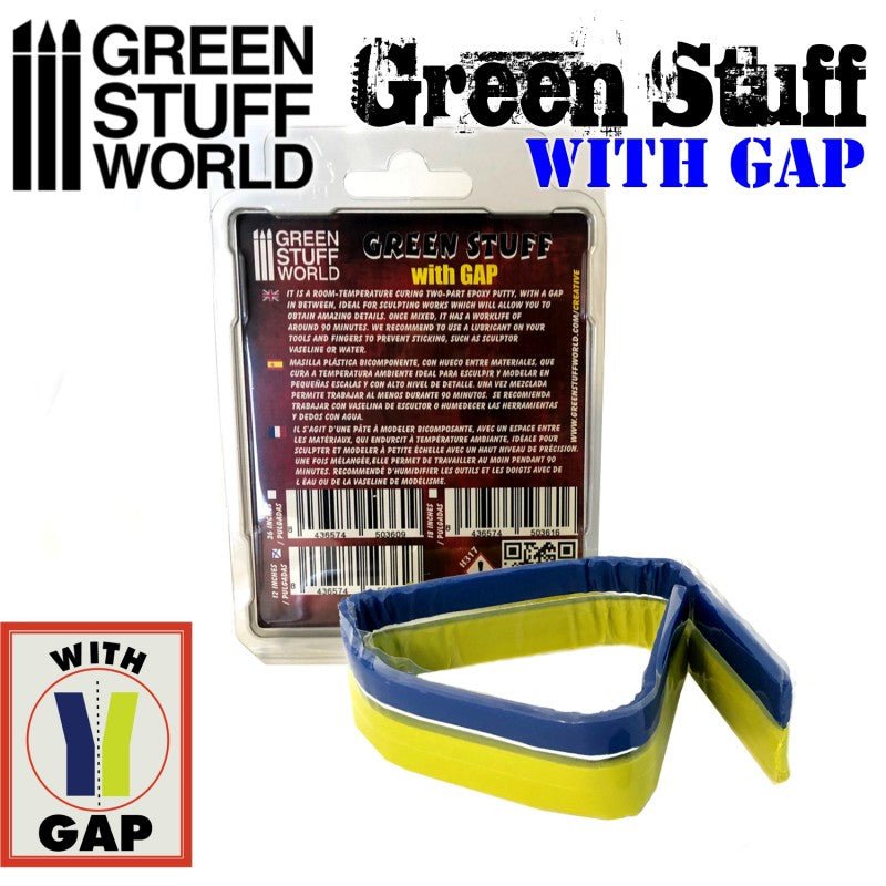 Green Stuff Tape - Epoxy Sculpting Putty - Green Stuff World - 12 inches - Gootzy Gaming