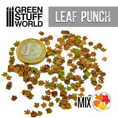 Grey Leaf Punch (4 Styles Mix) - Miniature Leaf Hobby Tool - Green Stuff World - Gootzy Gaming