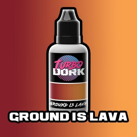Ground is Lava - Red/Gold/Orange Colorshift Metallic Paint - TurboDork - 20 mL Dropper Bottle - Gootzy Gaming