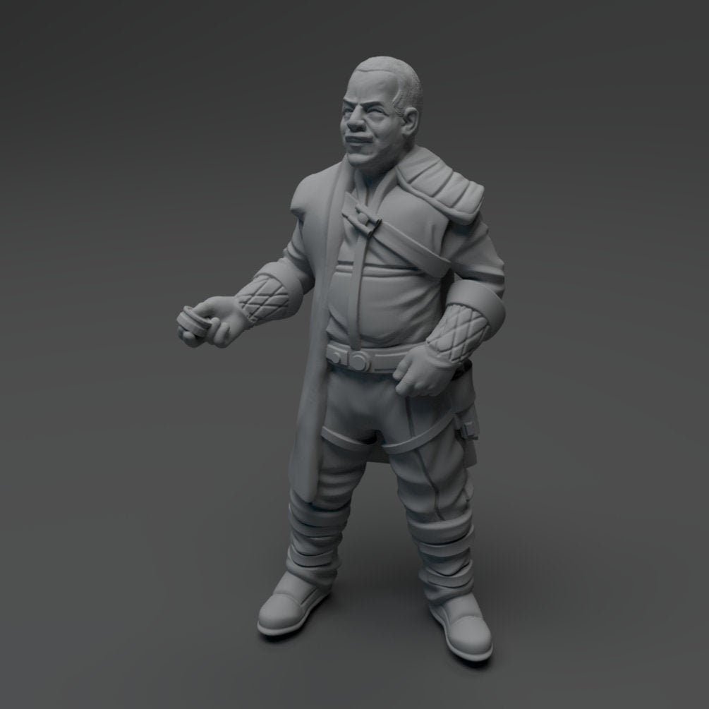 Guild Master Miniature - SW Legion Compatible (38-40mm tall) Resin 3D Print - Skullforge Studios - Gootzy Gaming