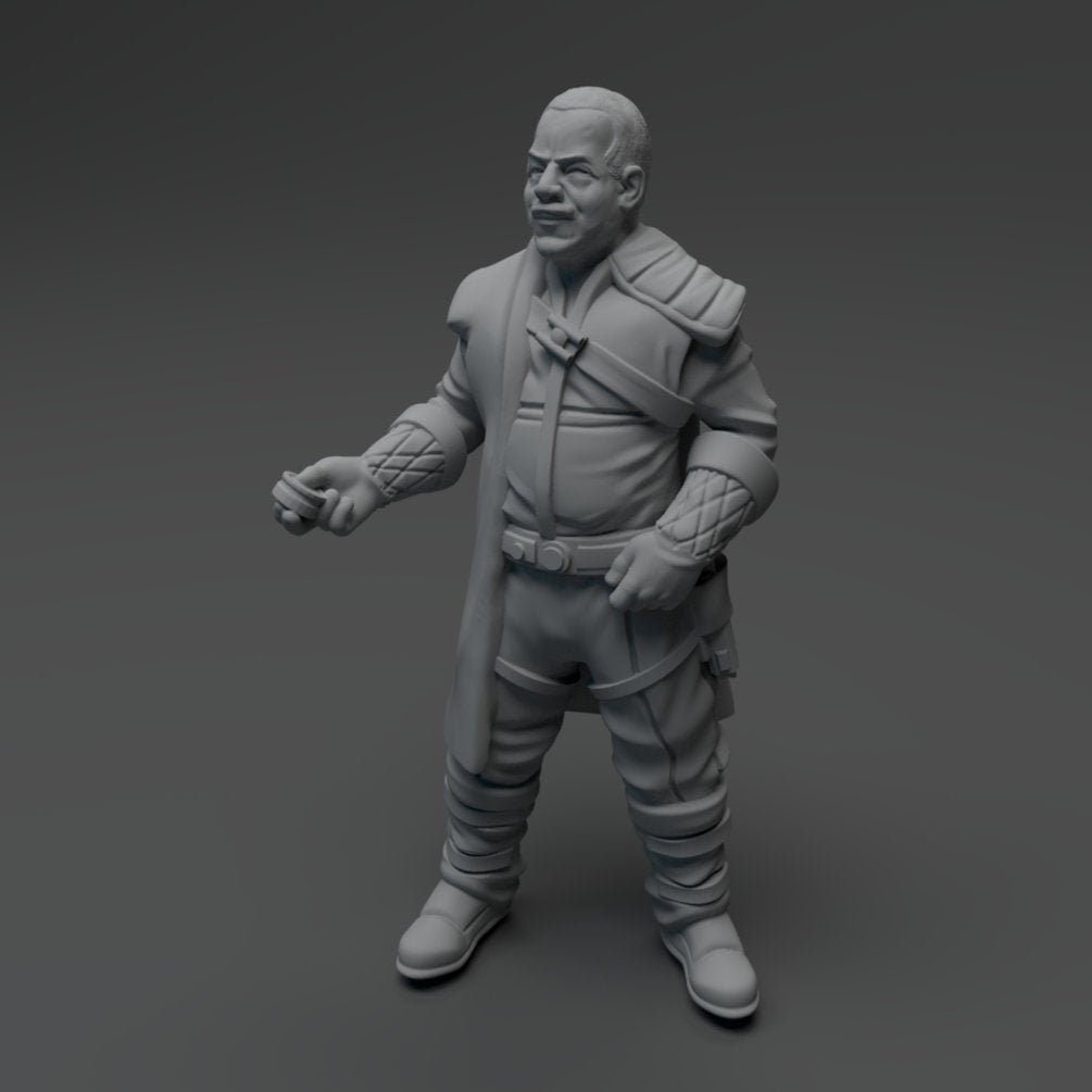 Guild Master Miniature - SW Legion Compatible (38 - 40mm tall) Resin 3D Print - Skullforge Studios - Gootzy Gaming