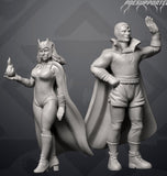 Halloween Lover Heroes Superhero Miniature - MCP/Crisis Protocol Compatible (40mm tall) Resin 3D Print - Skullforge Studios - Gootzy Gaming