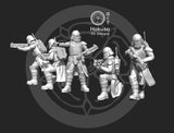 Harsh Weather Clone Squad - 5 Mini Bundle - SW Legion Compatible (38-40mm tall) Resin Multi-Piece 3D Print - Hokusa Designs - Gootzy Gaming