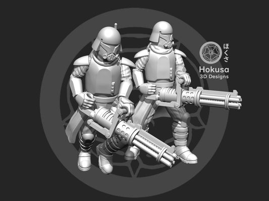 Harsh Weather Heavy Sentry Clone - Single Miniature - SW Legion Compatible (38-40mm tall) Resin Multi-Piece 3D Print - Hokusa Designs - Gootzy Gaming