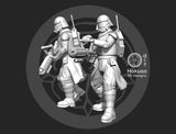 Harsh Weather Incinerator Clone - Single Miniature - SW Legion Compatible (38-40mm tall) Resin Multi-Piece 3D Print - Hokusa Designs - Gootzy Gaming