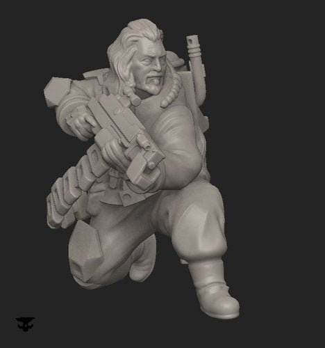 Heavy Guardian Miniature - SW Legion Compatible (38 - 40mm tall) Resin 3D Print - Skullforge Studios - Gootzy Gaming
