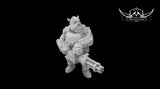 Heavy Pig Pirate Miniature - SW Legion Compatible (38-40mm tall) Resin 3D Print - Black Remnant - Gootzy Gaming