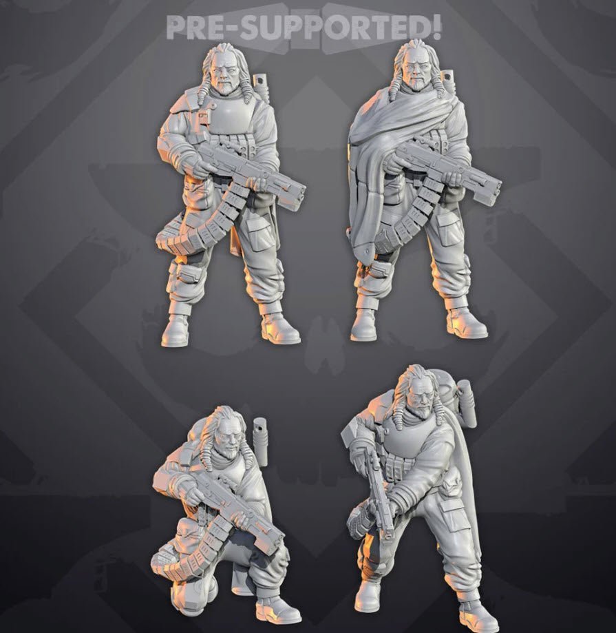 Heavy Thunder Guardian Miniature - SW Legion Compatible (38 - 40mm tall) Resin 3D Print - Skullforge Studios - Gootzy Gaming