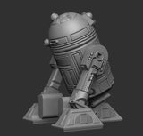 Helpful R2 Astro-drone Miniature - SW Legion Compatible Resin 3D Print - Dark Fire Designs - Gootzy Gaming