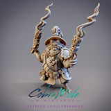 Hikiyama, Hikiga Frog Ogre Gunner- Single Roleplaying Miniature for D&D or Pathfinder - 32mm Scale Resin 3D Print - Cobramode - Gootzy Gaming