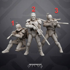 Hotshot Rough Rider Sniper Clone (S1 Version) - SW Legion Compatible Miniature (38 - 40mm tall) High Quality 8k Resin 3D Print - Skullforge Studios - Gootzy Gaming