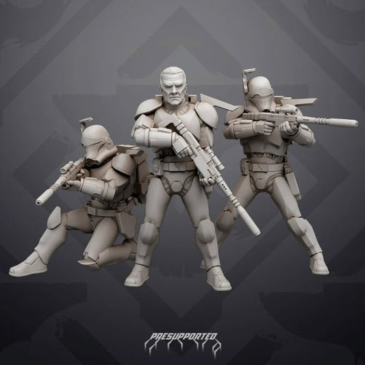 Hotshot Rough Rider Sniper Clone (S1 Version) - SW Legion Compatible Miniature (38 - 40mm tall) High Quality 8k Resin 3D Print - Skullforge Studios - Gootzy Gaming